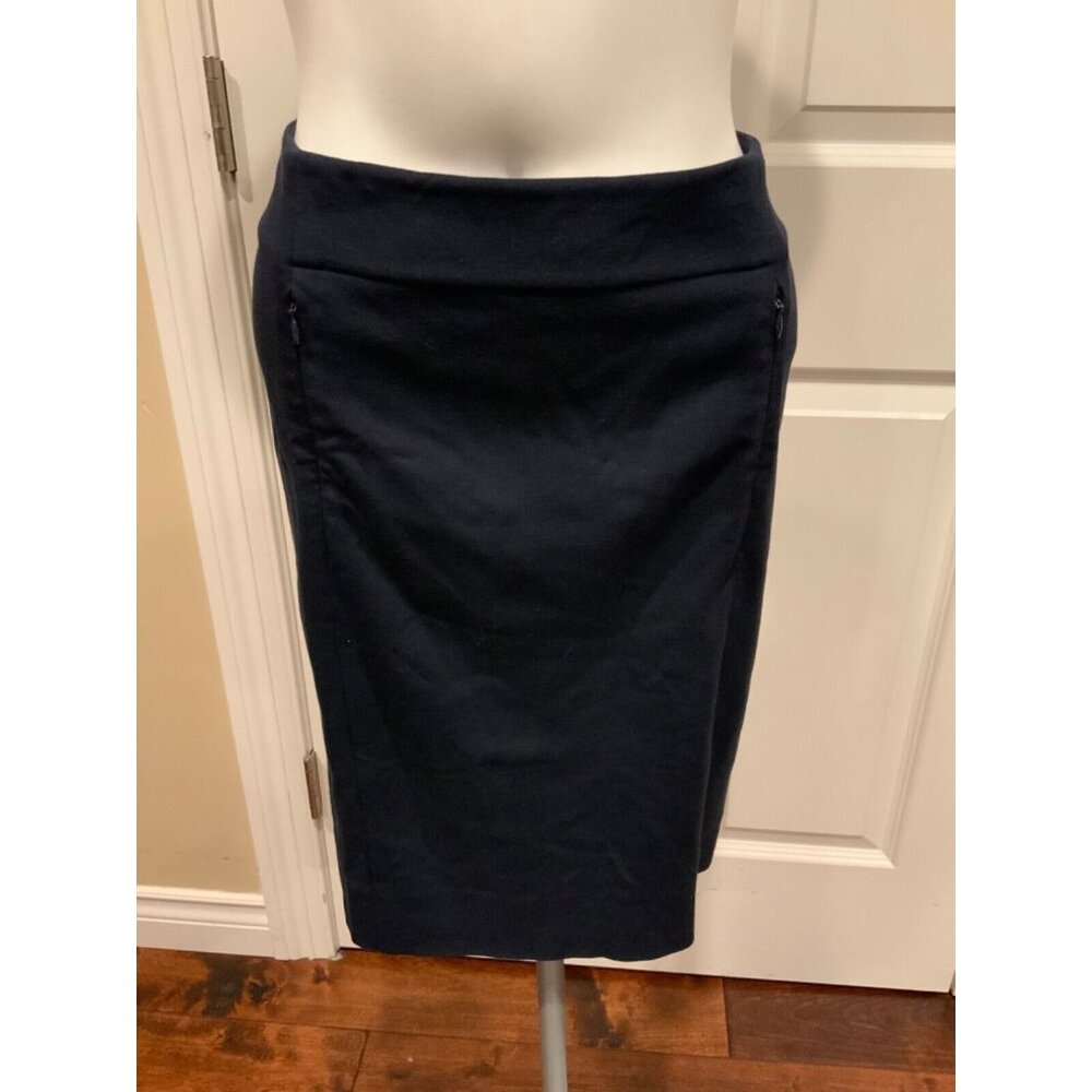 Diane Von Furstenberg New Koto Navy Blue Pencil Skirt, Size 2